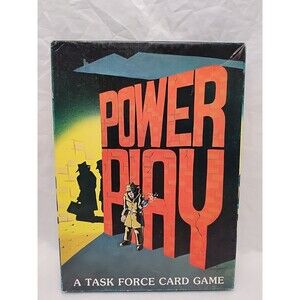 Vintage Power Play A Task Force Card Game Complete